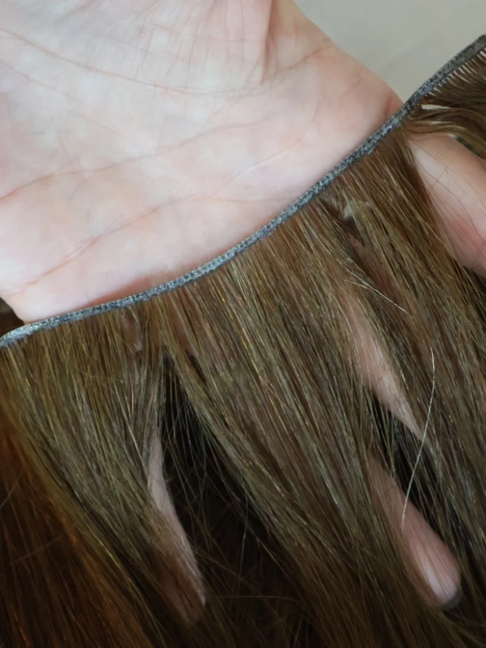 NEW 12A grade human hair genius weft level #4 brown 20